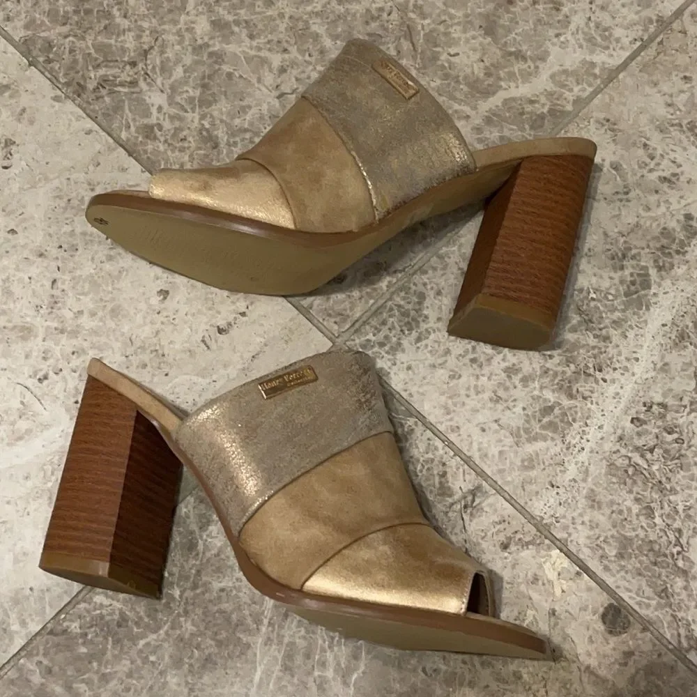 Henry Ferrera Champagne Sandals